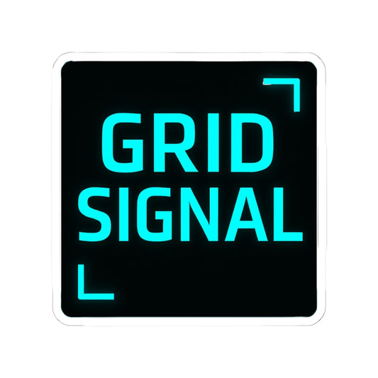 GRID SIGNAL – Kiss-Cut Sticker