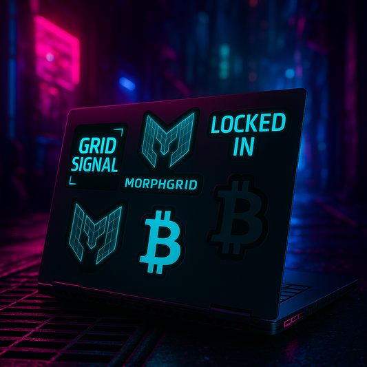 GRIDPACK™ // Cyberpunk Vinyl Sticker Set